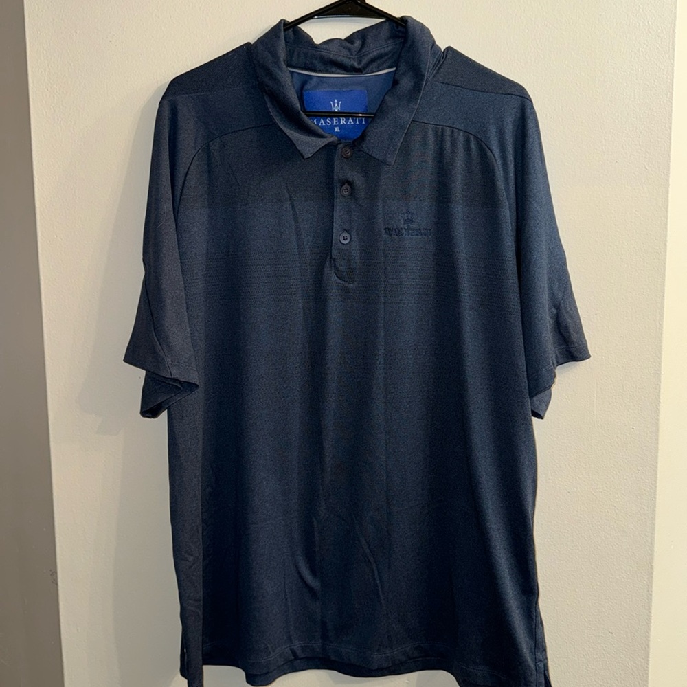 Maserati Polo Men’s Short Sleeve Golf Office Casual Travel Size XL